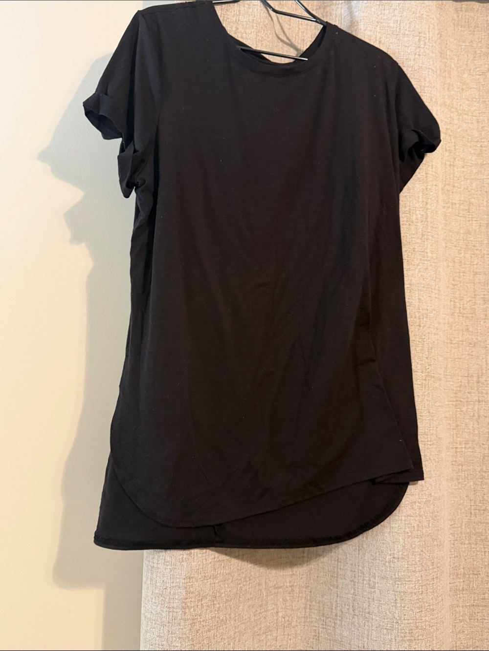 TEK GEAR xxl Classic Black Women's Short Sleeve Tee